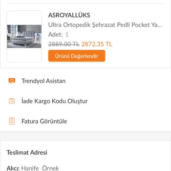 Aras Kargo Sakarya Çark Şubesi Şikayet