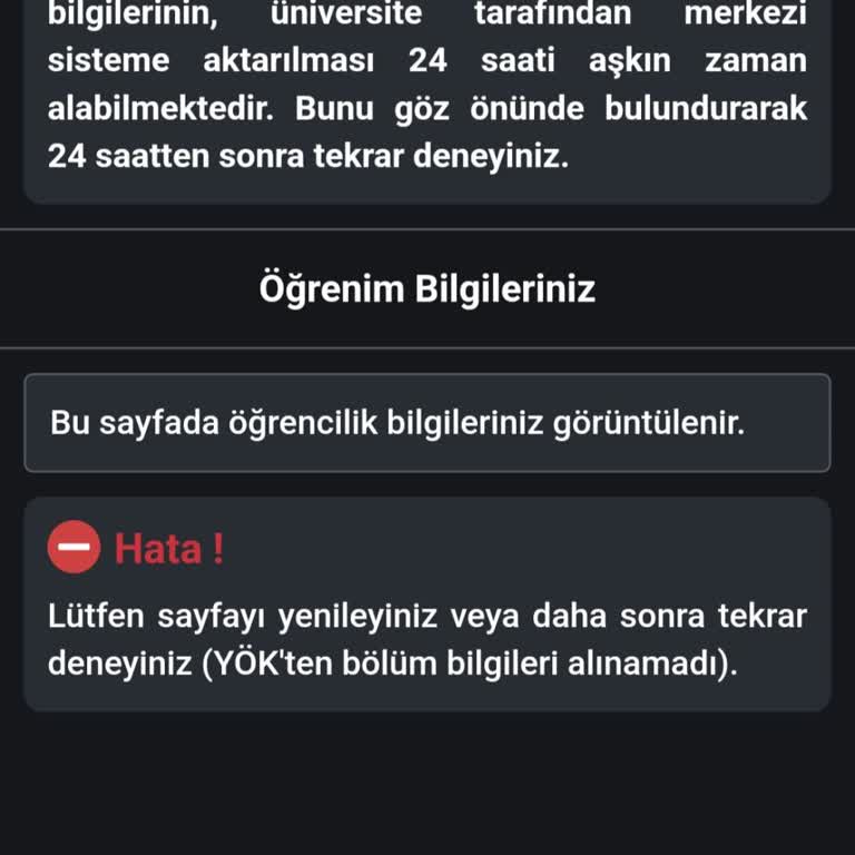 KYK Yurt Başvuru Sorunu