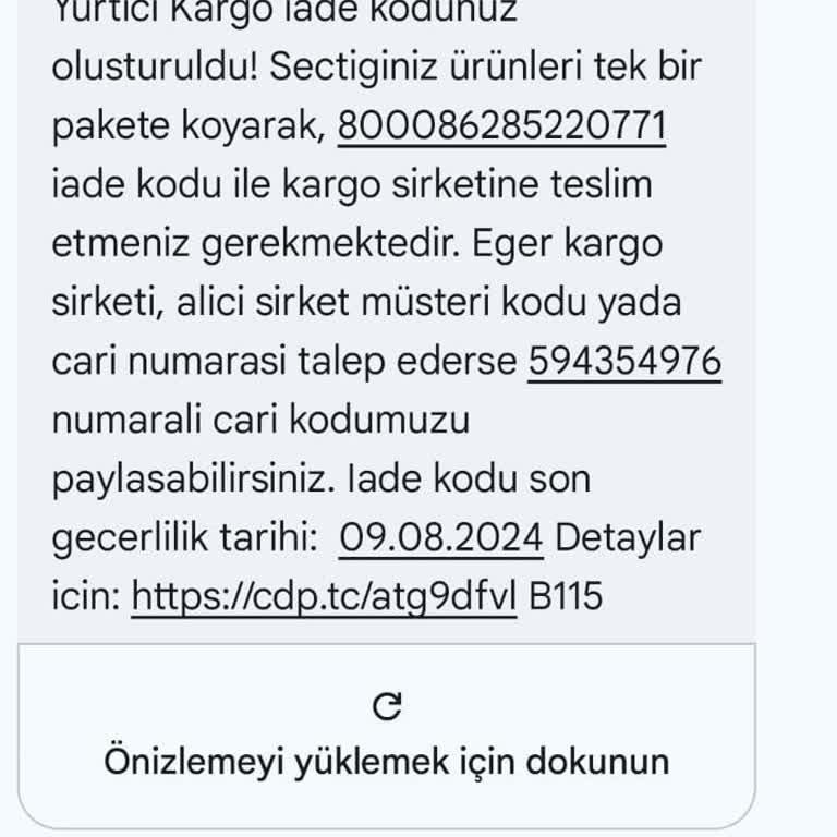 Tamer Tanca Tarafından İade Ücreti Yatırılmıyor.