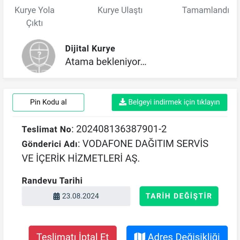 Dijital Kurye Kurye Atanmıyor Yardım