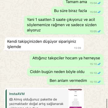 InstaAVM Dekont Attım Paketi Satın Aldım Ama Hala 1 Üye Eklenmedi