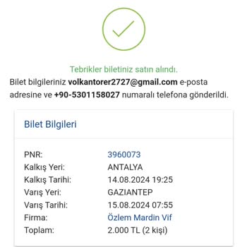 Özlem Mardin Vif Otobüs Firması Ve Firma Sorun Çıkardı
