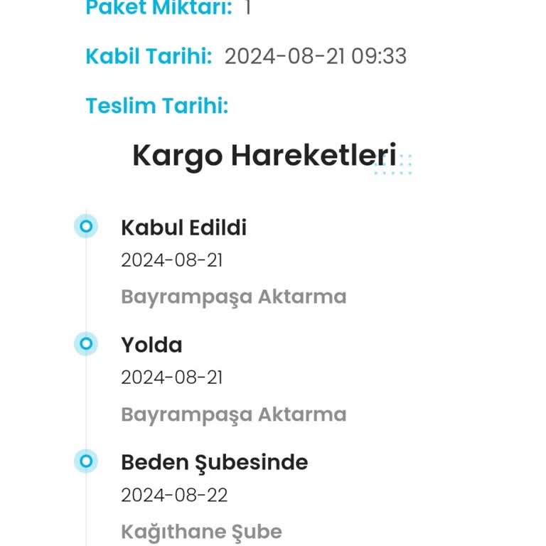 Kargoist İsini Yapmıyor Teslim Edilmemiş Ürün