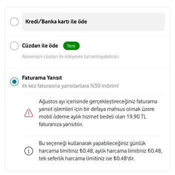 Vodafone Market Alışveriş Limiti Sorunu ve Çözüm Eksikliği