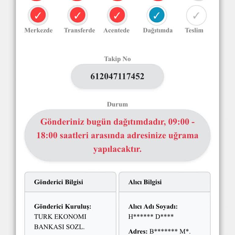 Kuryenet TEB Kredi Kartı Teslimatında Adres Güncelleme Sorunu