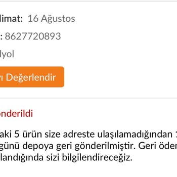 Trendyolmilla Trendyol Un Müşteri Parasını Tutma Hırsı