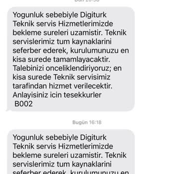 Digiturk Müşteri Hizmetleri Ulaşamamak