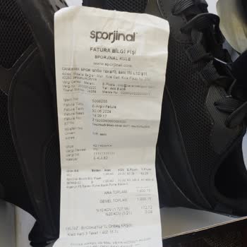 Sporjinal Puma Ayakkabı İade Reddi