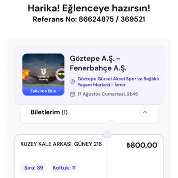 Passolig Yanlış Bilet Satışı Ve İptali Yapılmaması Passo Mobil