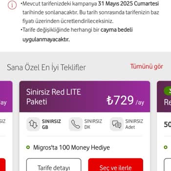 Vodafone'da Adil Olmayan Fiyatlandırma ve Yüksek Ücretler