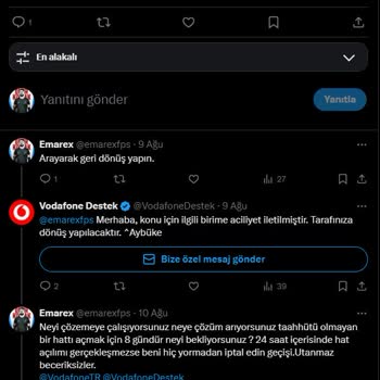 Vodafone ile Yaşadığım Hat Taşıma Sorunları