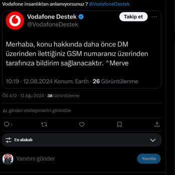 Vodafone ile Yaşadığım Hat Taşıma Sorunları