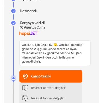 Hepsijet Kargo Teslimatında Yaşanan Gecikme Ve Çözüm Beklentisi