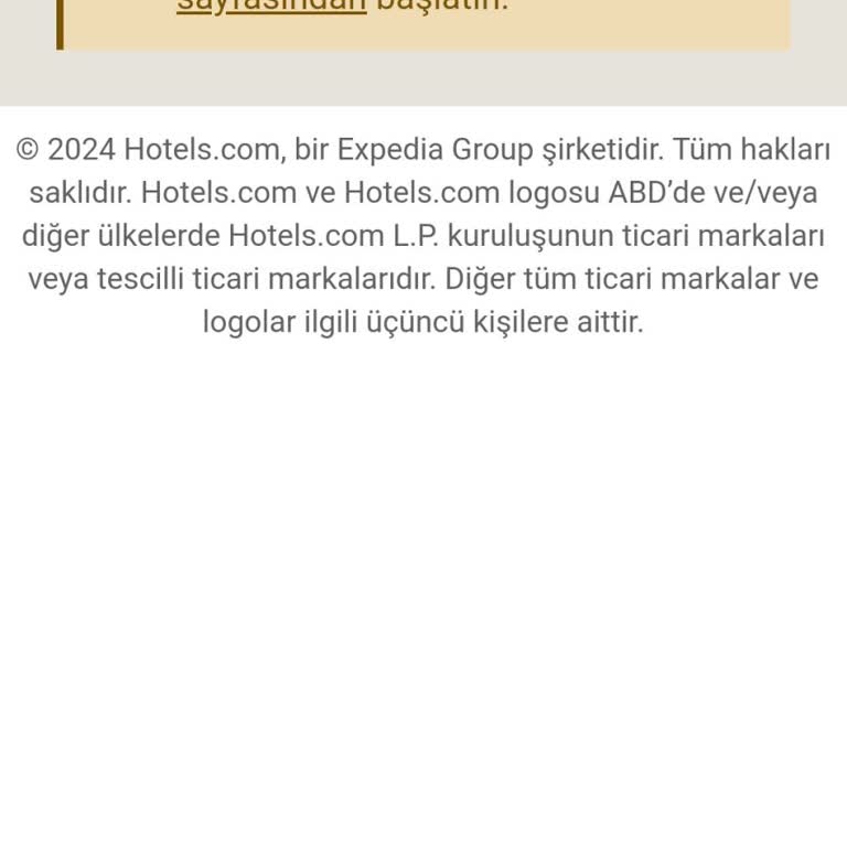 Hotels.com Vadettiği Ödülleri Vermiyor.