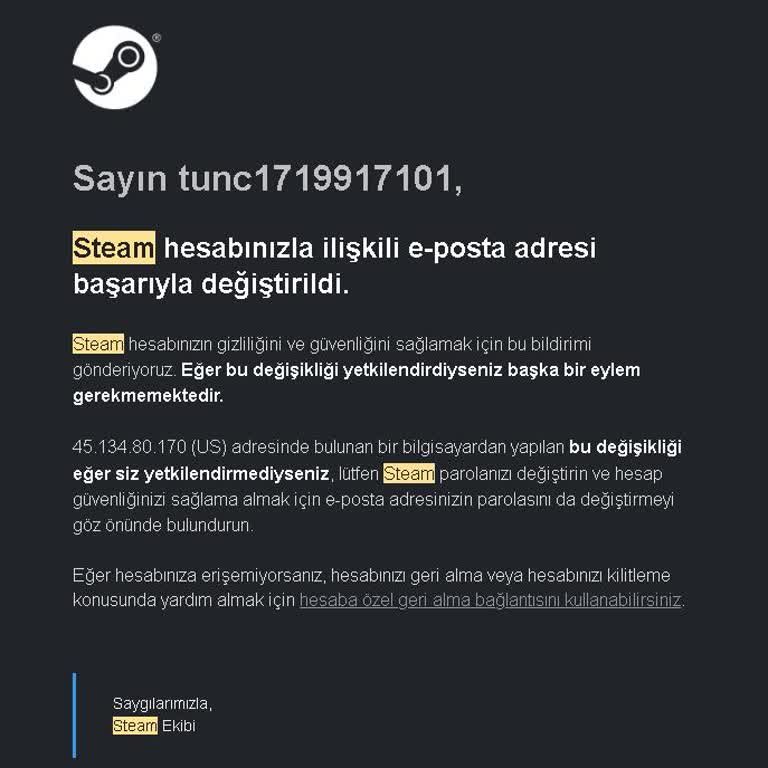 Steam Hesabım Çalındı Giriş Yapamıyorum