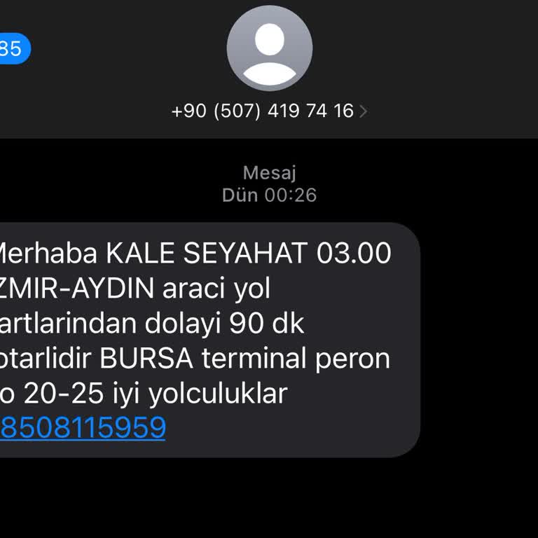Kale Seyahat İle Yaşanan Uzun Rötar Ve İlgisizlik