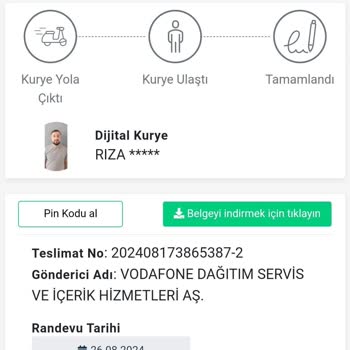 Dijital Kurye Mağduriyeti... Teslim Edilemeyen Sim Kart