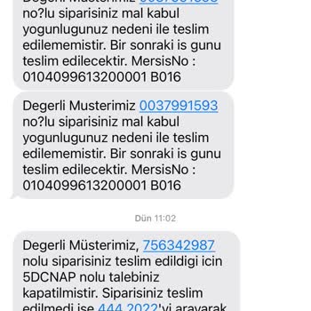 Avansas Teslim Edilemeyen Ürün Ve İlgisizlik