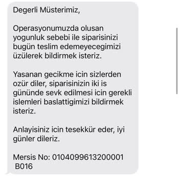 Avansas Teslim Edilemeyen Ürün Ve İlgisizlik