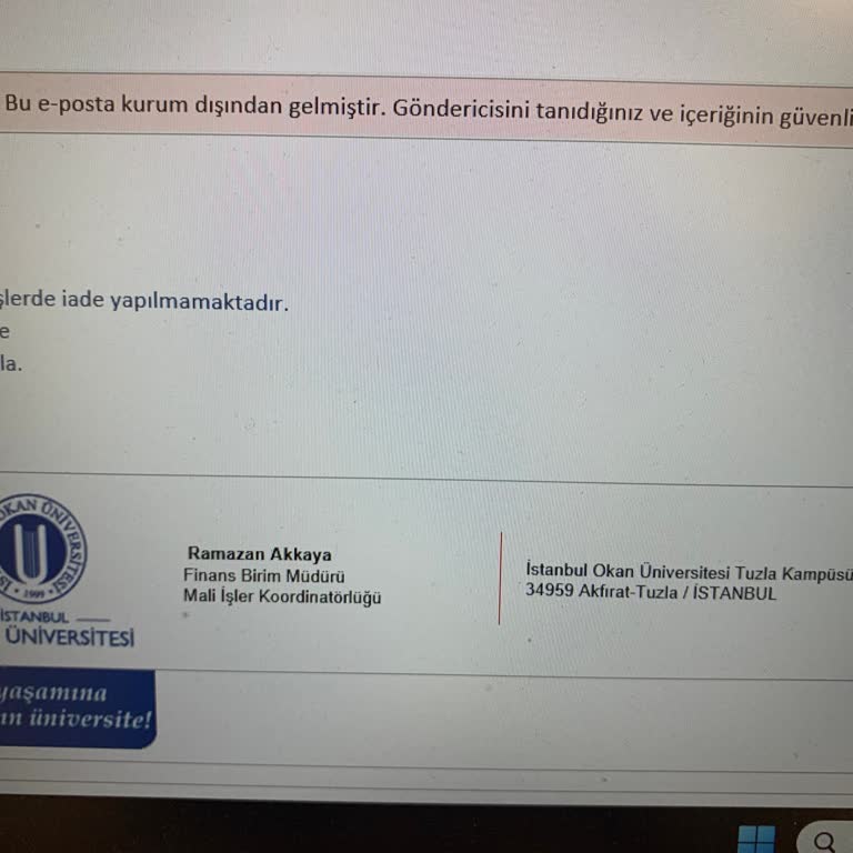 Okan Üniversitesi Kayıt Ve Ücretler Konusundaki Mağduriyetim