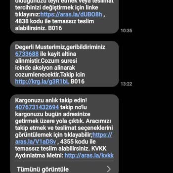 Aras Kargo 3-4 Gündür Kargomu Getirmiyorlar!