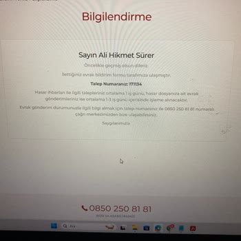 Sompo Sigorta Araç Değer Kaybı Dosyası