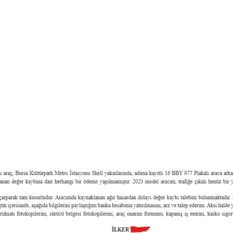 Corpus Sigorta İlgisiz Alakasız Oluşu Ve Değer Kaybı Problemi