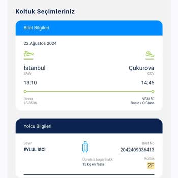 Ajet Havayolları İle Yaşanan Koltuk Değişikliği Sorunu