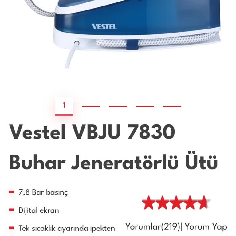 Vestel Ütüde Yedek Parça Sorunu Ve Servis Eksikliği