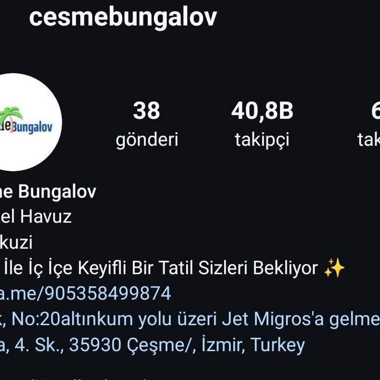 Çeşme Bungalov Ödemeyi Yaptıktan Sonra Ulaşamadım