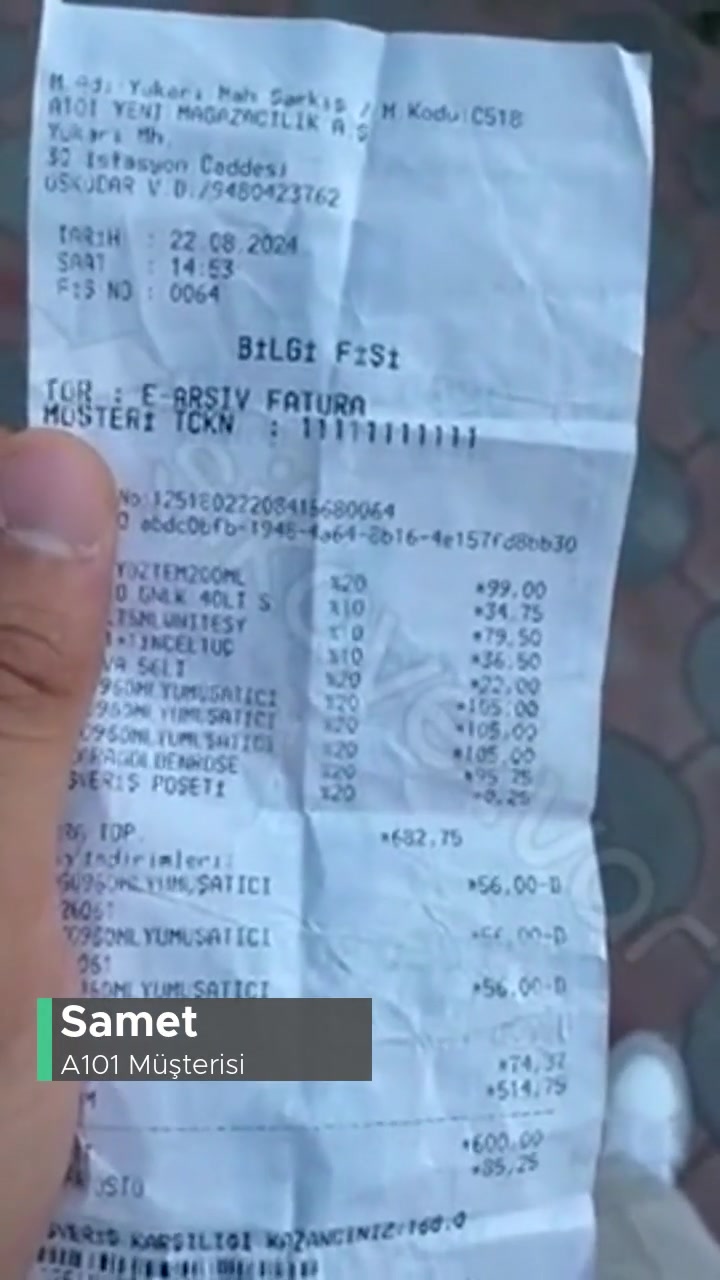 A101 Fazladan Geçtikleri Ürün İçin Saatlerdir Bekletiyorlar! videonun kapak resmi
