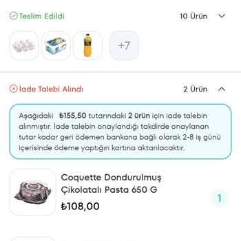 A101 Bana Geri İade Ödemesi Olmadı İadelerin Yapılmasını İstiyorum