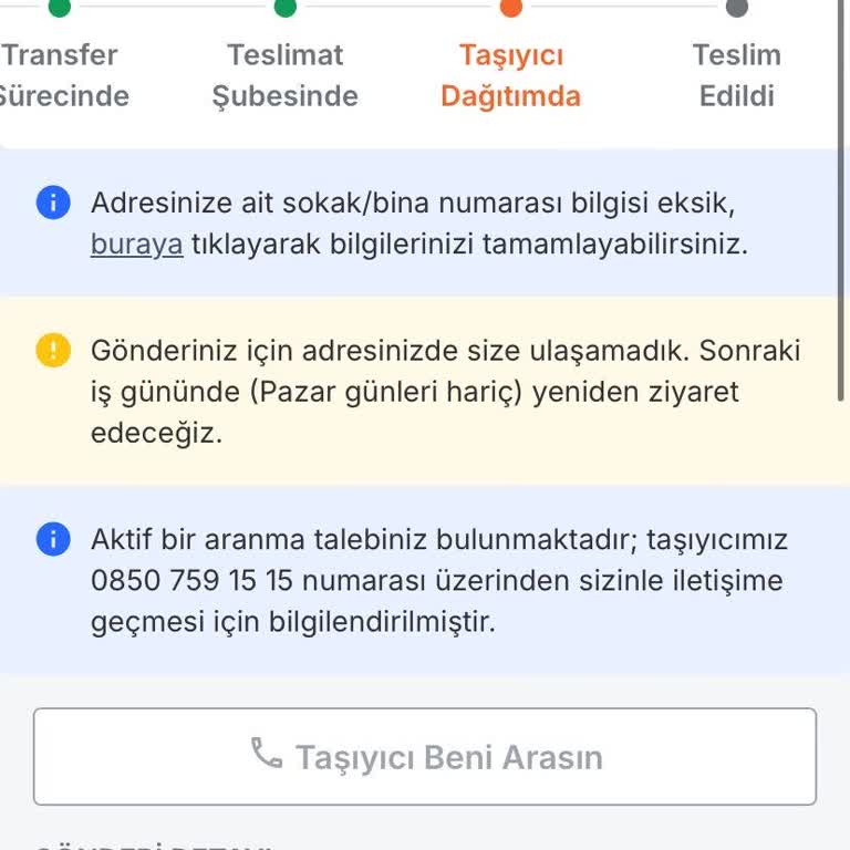 Trendyol Express Kargocu Zile Basmadan Gitmiş