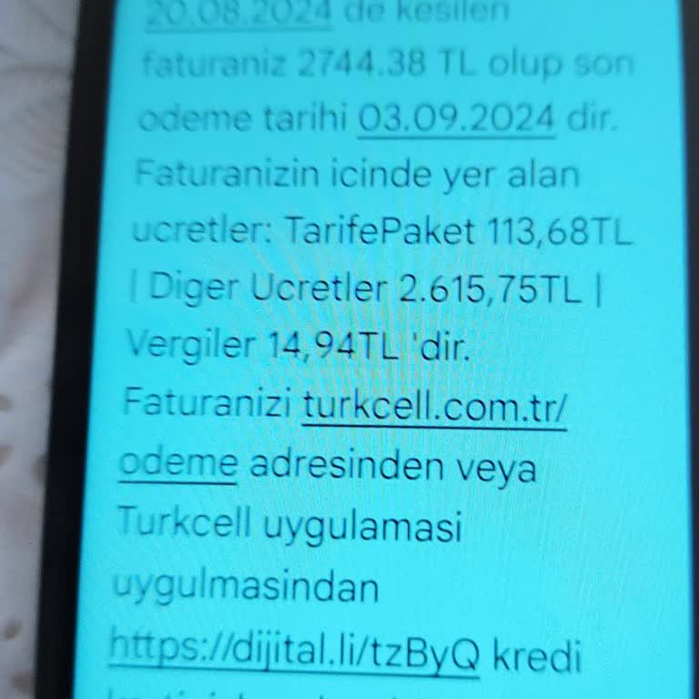 Yanlış Bilgilendirme ve Yüksek Fatura Şoku