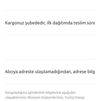 Yurtiçi Kargo Siparişin Hiç Ulaşmaması