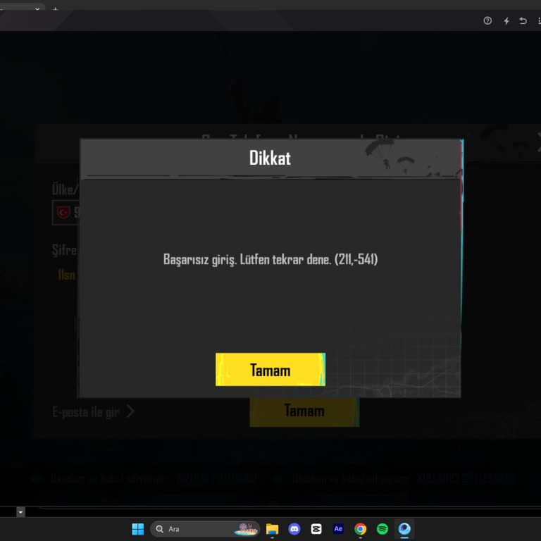 PUBG Mobile Hesabıma Giriş Yapamıyorum