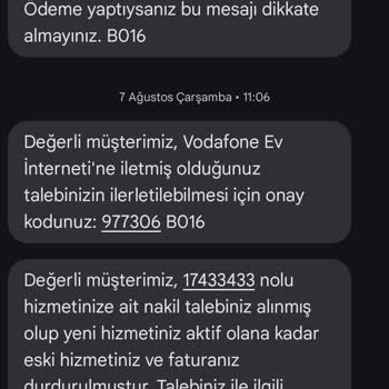 Vodafone Evde İnternet Mağduriyeti