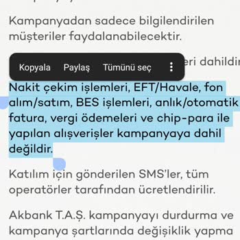 Akbank Taksit Mesajı Atıp, Alışveriş Sonrası Uygulamadı.