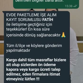 Ersağ Paketleme Kişisel Bilgilerimin Güvenliği İçin Endişeliyim