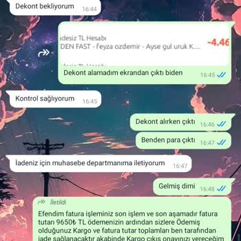 Ozsoylucu Paketleme Özsoylu Şirketinden Şikayetçiyim