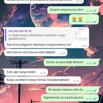 Ozsoylucu Paketleme Özsoylu Şirketinden Şikayetçiyim