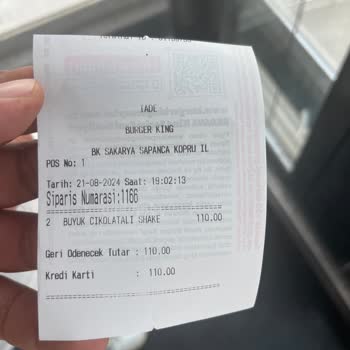 Burger King Paramızı Geri Ödemiyor