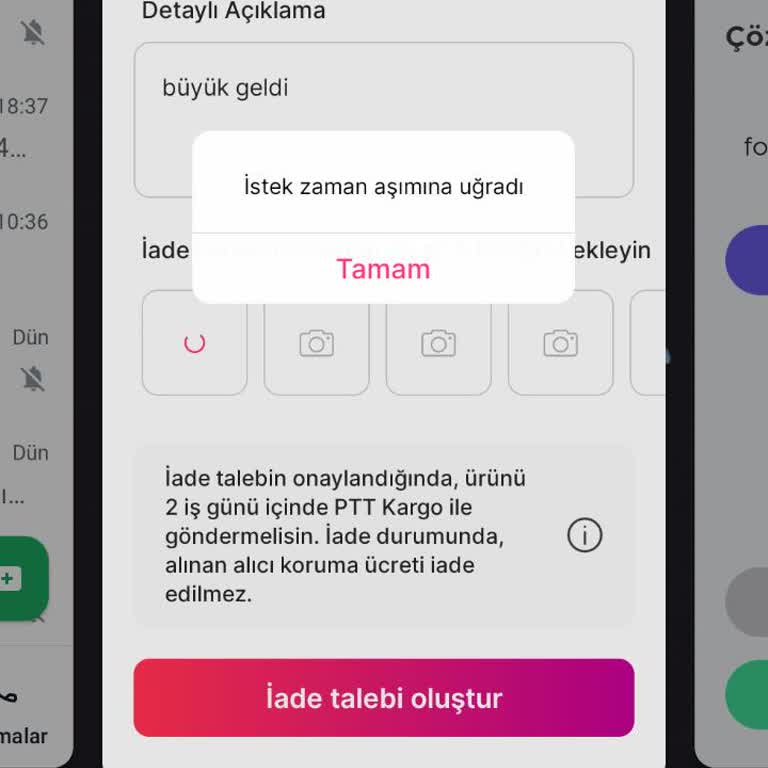 Gardrops Fotoğraf Yükleme Aşamasında Sorun Çıkıyor