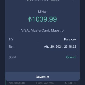 Expert Option Hesaba Param Yatmadı