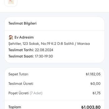 Manisa Salihli A101 Kapıda Eksik Ürün
