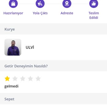 Getir Getirmiyor Pişmanlıktır. Bu Sektördeki En Kotu Firma