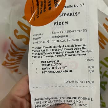 Trendyol Yanlış Gelen Sipariş Hk