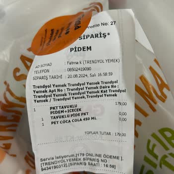 Trendyol Yanlış Gelen Sipariş Hk