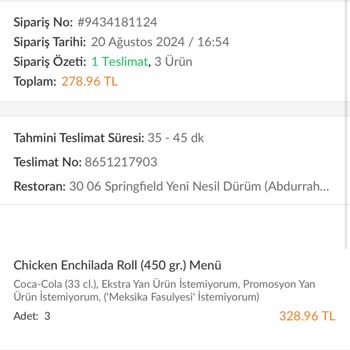 Trendyol Yanlış Gelen Sipariş Hk