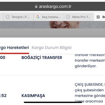Aras Kargo Gölcük Şube Kargoyu Teslim Etmedi